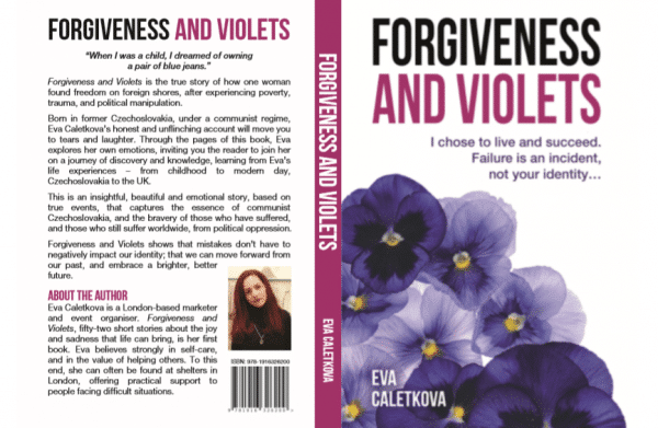 Forgiveness and Violets shop buy book Eva Caletkova